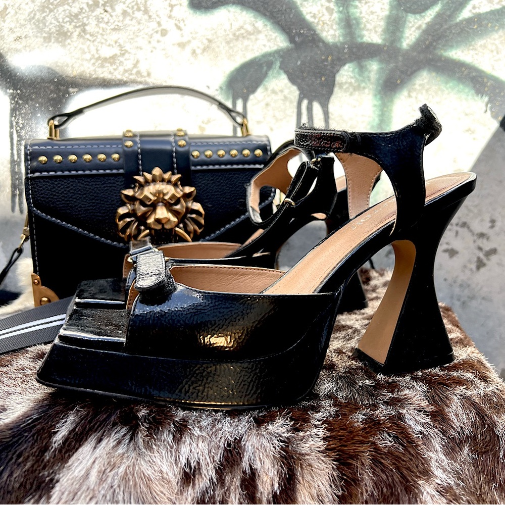 Chunky Platform Adjustable Sandals Shoes Heels